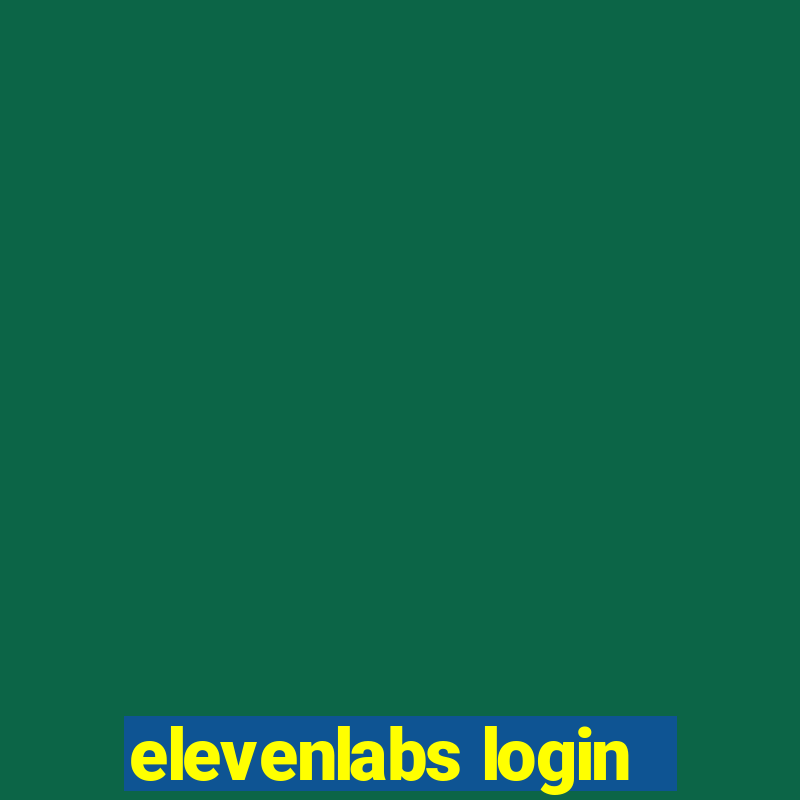 elevenlabs login